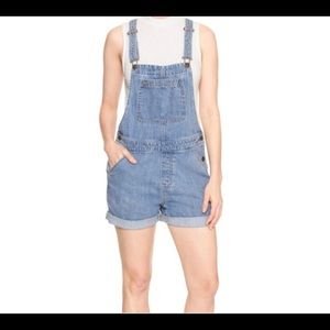 Gap overall shorts small Tall
